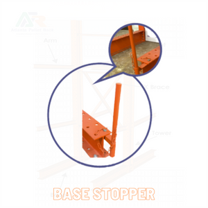 NEW CANTILEVER BASE STOP, 18″ POLE WITH CHAIN
