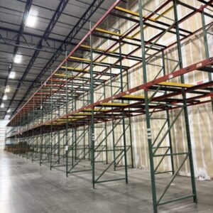 Used Pushback Rack Deal2 – 612 Pallet Positions