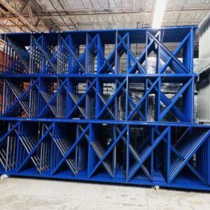 Used Structural Upright 20’H x 54″D, C3 Post, Blue Color
