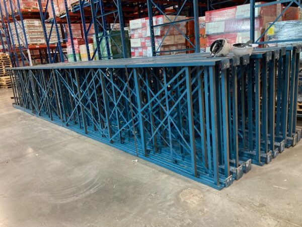 Used Structural Upright 15’H x 36″D, C3 Post, Blue