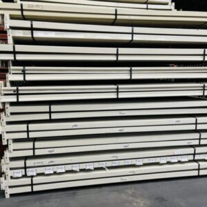 Used Teardrop Beam 108″L x 2.25″W, White