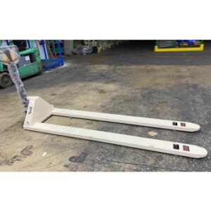 Industrial Long Fork Pallet Jack : 27″W X 96″L, 6500 lbs cap.