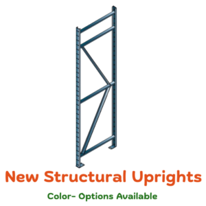 New Structural Pallet Rack Uprights