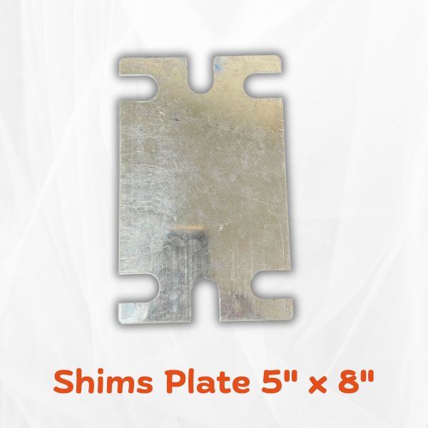 PALLET RACK SHIM PLATE FOR 5″ X 8″ SEISMIC BASE PLATE – 5″ X 8″X1/16″