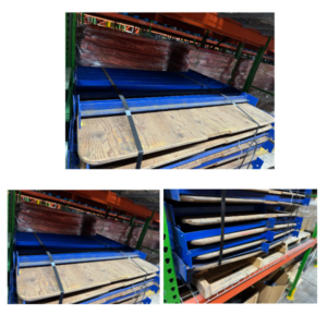 24.75″ USED STRUCTURAL ROW SPACER BLUE