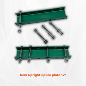 Upright Splice Plate for Pallet Racks