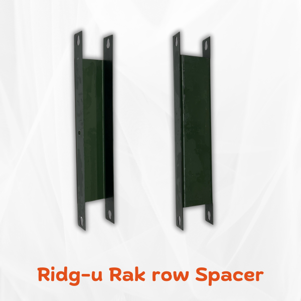 Used Ridge-U-Rack Row Spacer 18 in Green