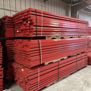 Used Teardrop Beam 96″L x 2.5″W, Red