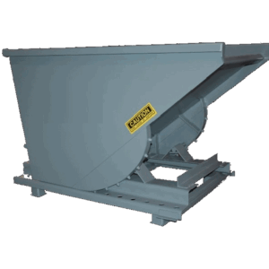 1 Cu Yard, Self Dumping Hopper, 4000 lb Capacity