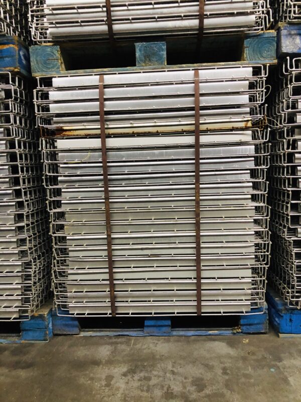 Used Standard Wiredeck 36″D x 52″W, 4 Channel Support