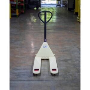 Industrial Narrow Fork Pallet Jack : 21″W X 48″L, 5000lbs cap.